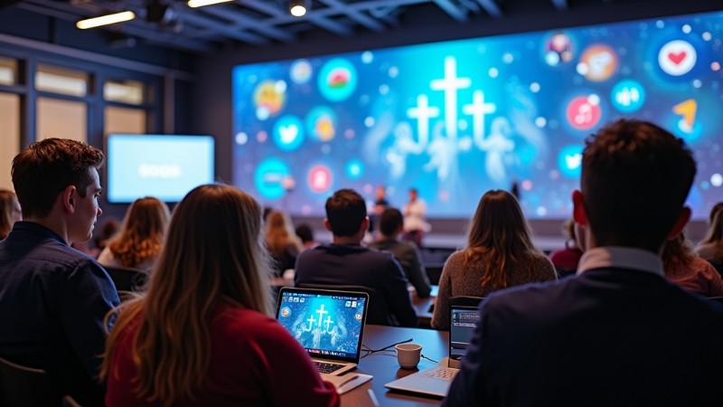 2025: Navigating the Digital Transformation in Youth Ministry, Concept art for illustrative purpose, tags: tools - Monok